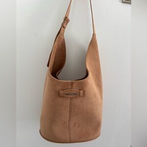 Steve Madden Brown Suede Hobo Bag New Stunning